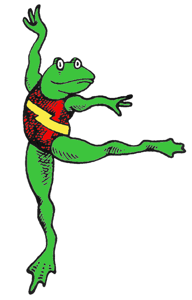 Camp Little Big Bash Dancing Frog Logo